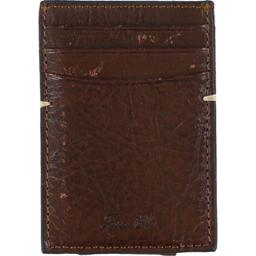 Tasso Elba Mens Genuine Italian Leather Coin Card Case Wallet, NWT